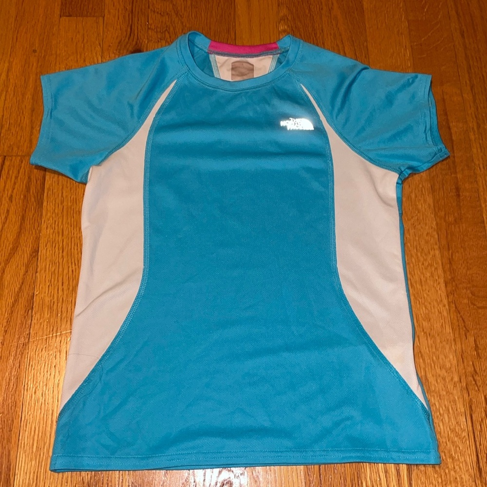 North Face Blue Shirt